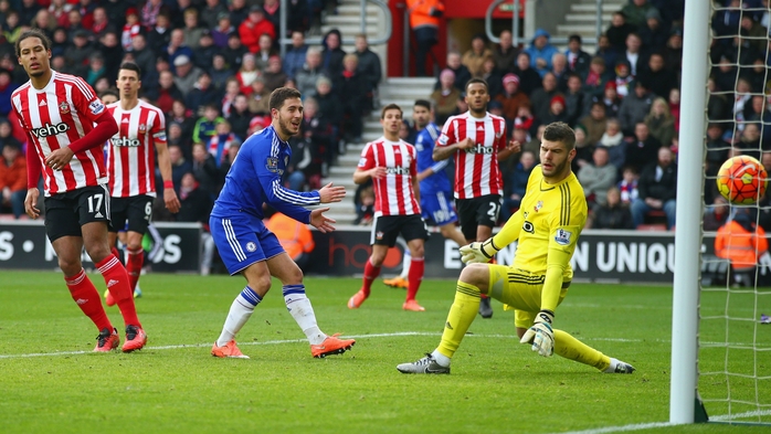 
Eden Hazard được kỳ vọng sẽ giúp Chelsea trở lại cuộc đua ngôi đầu ngay ở vòng đấu này Ảnh: Reuters
