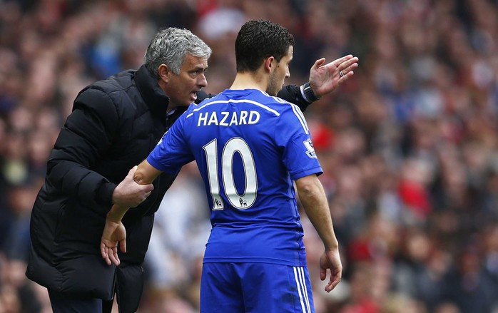 Mối quan hệ Mourinho - Hazard nổi sóng vào đầu mùa trước và ngôi sao người Bỉ bị HLV ám chỉ là “phản bội” ôngẢnh: REUTERS