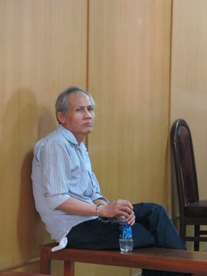 
Nguyễn Quang Nhựt tại phiên phúc thẩm
