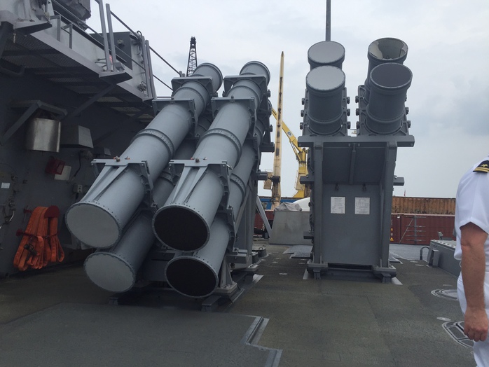 
Hệ thống tên lửa hiện đại trên tàu
