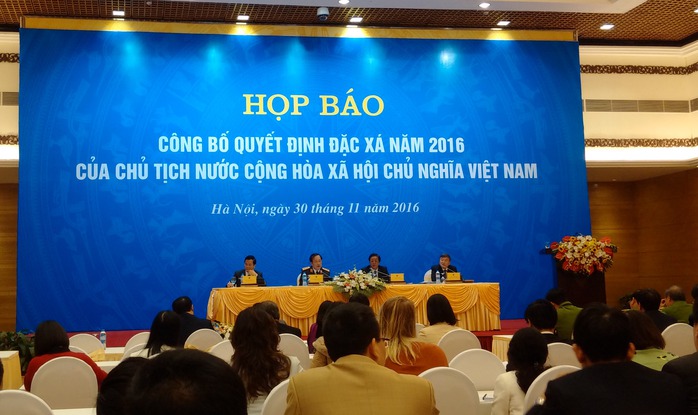 Quang cảnh buổi họp báo