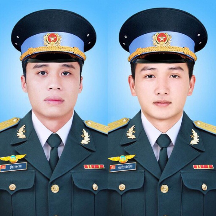 
Thượng uý Đặng Đình Duy (ảnh trái) và Thượng uý Nguyễn Văn Tùng (ảnh phải), ảnh: Cổng TTĐT Bộ Quốc Phòng

