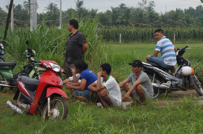 
Đông đảo người hiếu kỳ đến nghe ngóng, theo dõi
