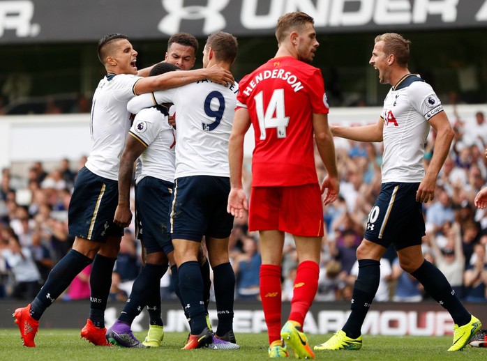 
Trận Tottenham - Liverpool diễn ra vô cùng kịch tính
