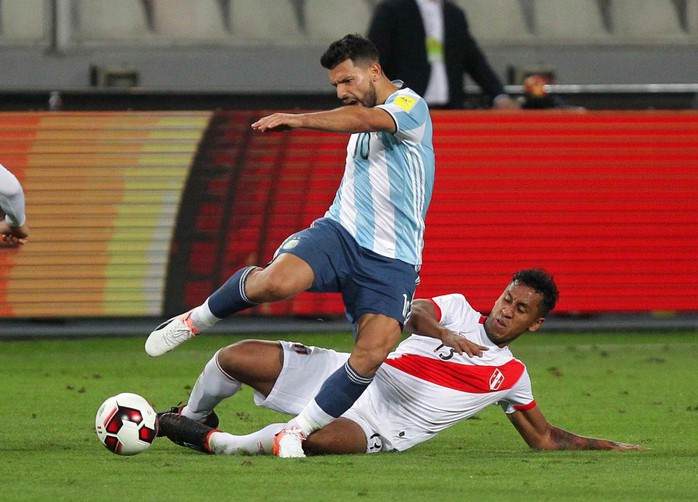 
Aguero bị chấn thương trận gặp Peru
