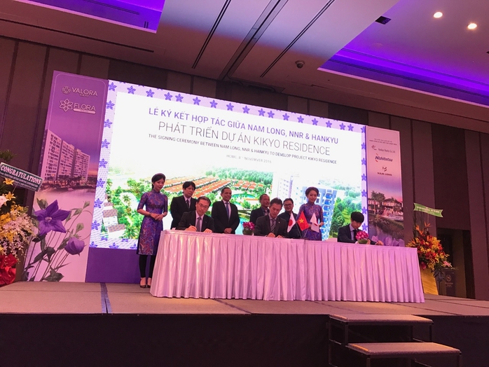 Nam Long ký hợp tác với nhà đầu tư Nhật cùng phát triển dự án Kikyo Residence.