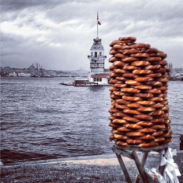 Bánh simit. Ảnh: Tumblr
