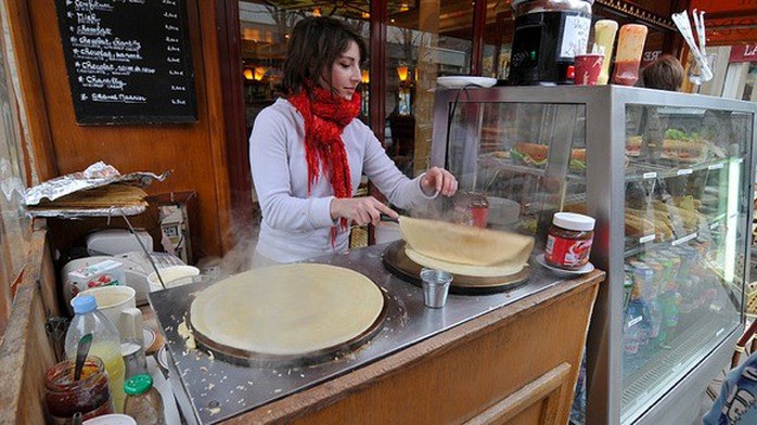 Bánh kếp Paris. Ảnh: gadling.com
