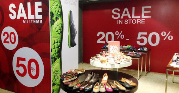 Các mặt hàng giảm giá từ 20-50%