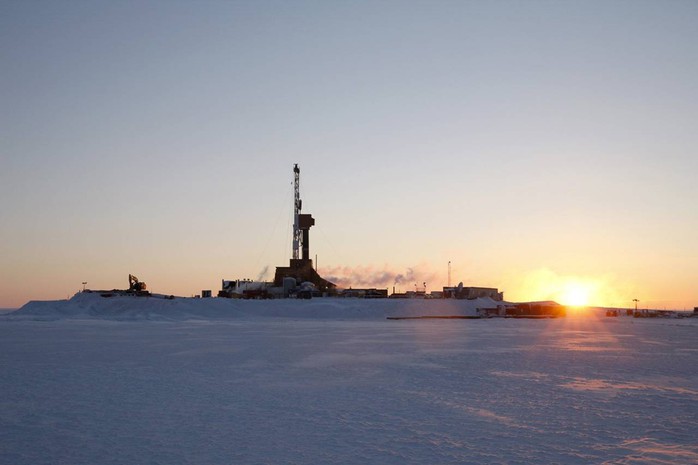 
Hoạt động khai thác dầu khí của công ty Caelus ngoài khơi Alaska. Ảnh: CAELUS ENERGY
