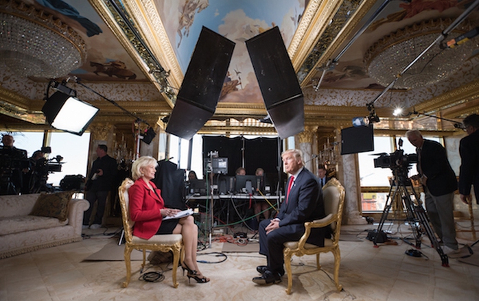 
Tổng thống đắc cử Donald Trump trả lời phỏng vấn đài CBS Ảnh: CBS News
