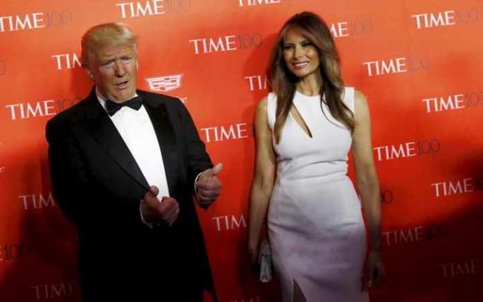 Vợ chồng Donald và Melania Trump. Ảnh: Reuters.