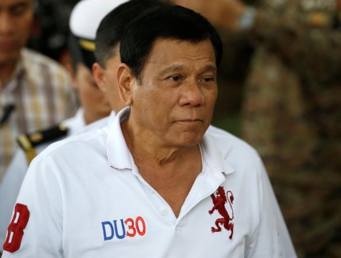 
Tổng thống Duterte hôm 28-9 tuyên bố muốn chấm dứt tập trận chung với Mỹ. Ảnh: Reuters
