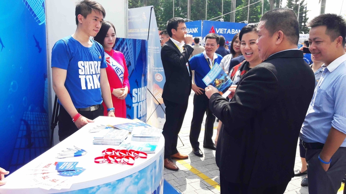 Nhiều doanh nhân đã tham gia ngày hội Thanh niên khởi nghiệp để truyền cảm hứng cho các bạn trẻ