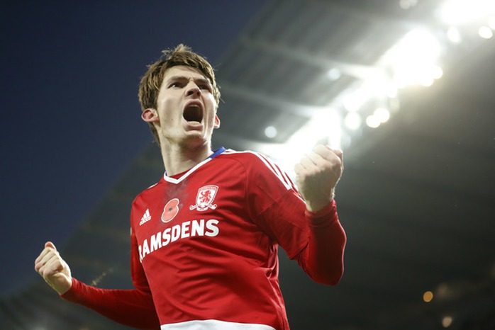 De Roon ghi bàn cho Middlesbrough ở phút 90+2