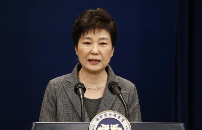 
Tổng thống Park Geun-hye phát biểu hôm 29-11. Ảnh: Reuters
