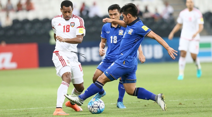 Thái Lan nếm thất bại thứ ba liên tiếp ở vòng loại cuối World Cup 2018 khu vực châu Á