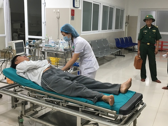 Thuyền viên đang được điều trị tại BV hữu nghị Việt Nam- Cu Ba Đồng Hới