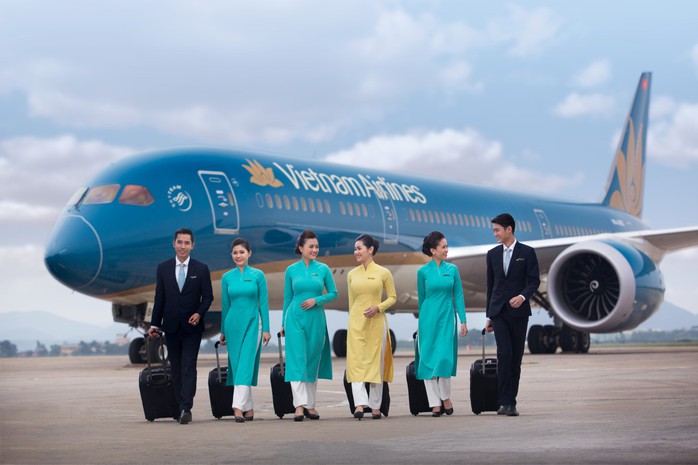 
Tổ bay của Vietnam Airlines
