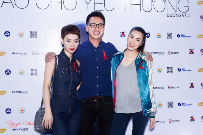 
Từ trái qua: Trà My, Quang Tuyến, Tăng Thanh Hà
