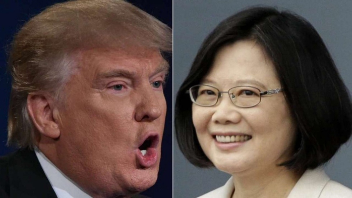 
Tổng thống Mỹ đắc cử Donald Trump và lãnh đạo Đài Loan Thái Anh Văn. Ảnh: SCMP
