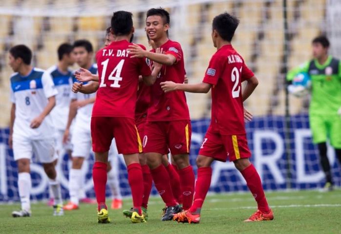 
Niềm vui của U16 Việt Nam chiều tối 22-9 tại Ấn Độ - Ành: AFC
