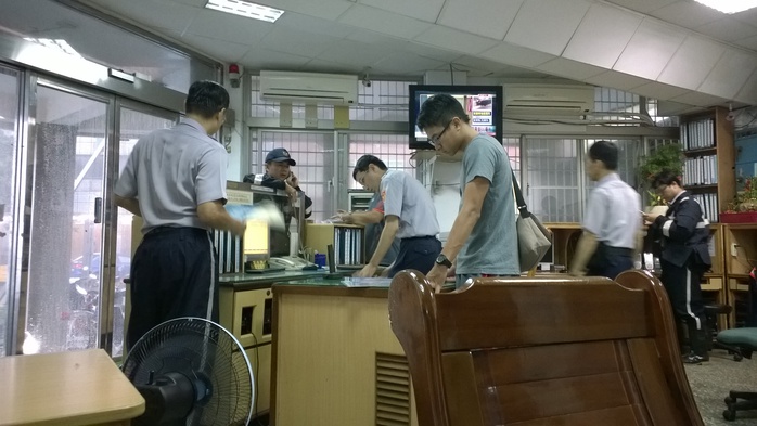 Bên trong đồn cảnh sát Cijin