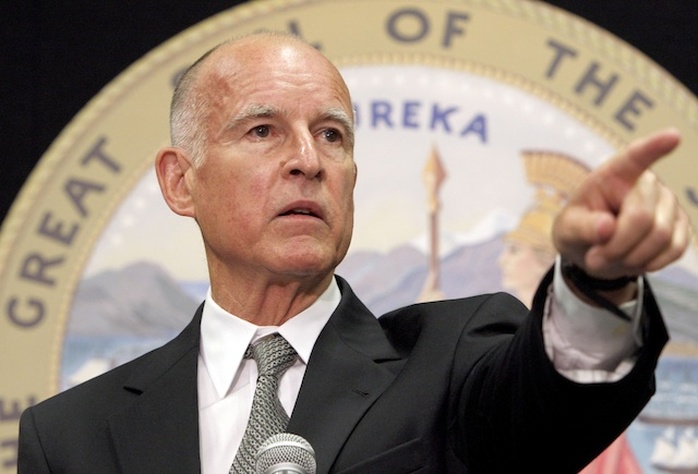 Thống đốc bang California Jerry Brown. Ảnh: PVP DEMOCRATS