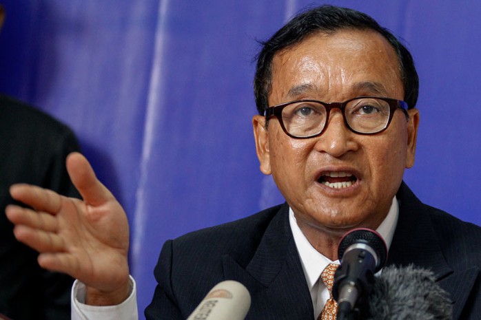 Ông Sam Rainsy. Ảnh: THE CAMBODIA DAILY