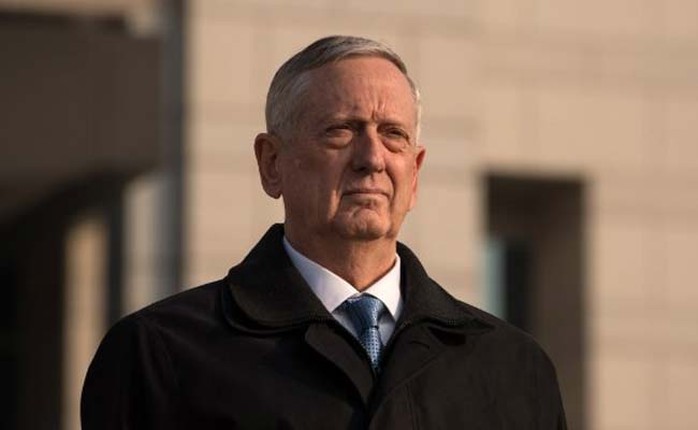 Bộ trưởng Quốc phòng Mỹ Jim Mattis. Ảnh: REUTERS