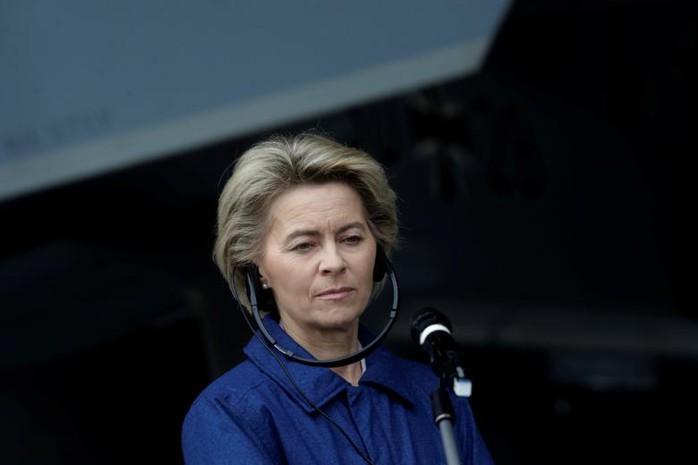 Nữ Bộ trưởng Quốc phòng Đức Ursula von der Leyen. Ảnh: REUTERS