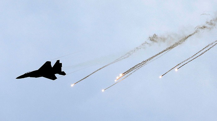 Chiến đấu cơ F-15 của Israel. Ảnh: REUTERS