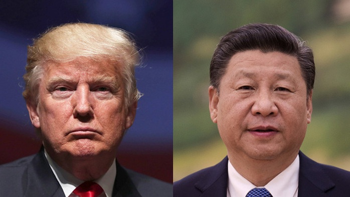 Tổng thống Mỹ Donald Trump (trái) và Chủ tịch Trung Quốc Tập Cận Bình. Ảnh: BLOOMBERG