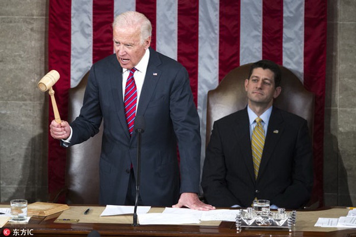 
Phó Tổng thống Mỹ Joe Biden công nhận ông Donald Trump thắng cử tổng thống MỹẢnh: CHINA DAILY
