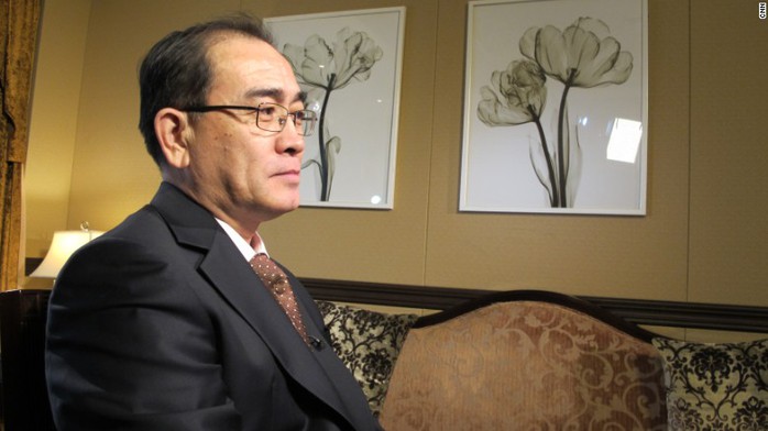 
Ông Thae Yong Ho - quan chức đào tẩu của Triều Tiên. Ảnh: CNN
