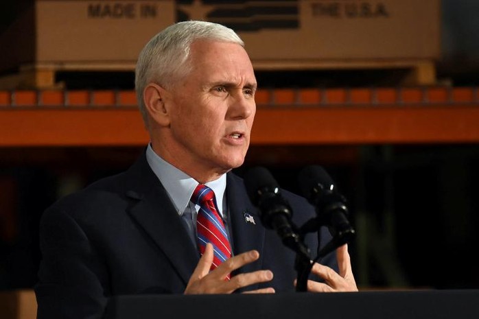 Phó Tổng thống Mỹ Mike Pence. Ảnh: REUTERS