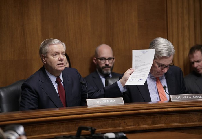 Thượng nghị sĩ Lindsey Graham. Ảnh: AP