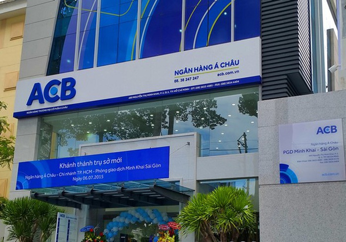 Lợi nhuận của ACB tăng trên cơ sở doanh thu tăng