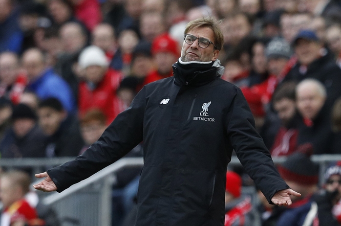 Sự thất vọng của HLV Juergen Klopp