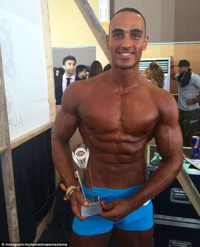 Mohamed Naeem Salama còn là một vận động viên thể hình