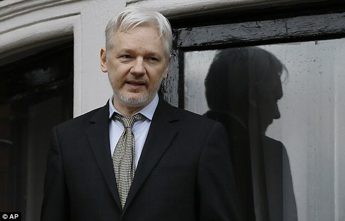 
Ông Julian Assange. Ảnh: AP
