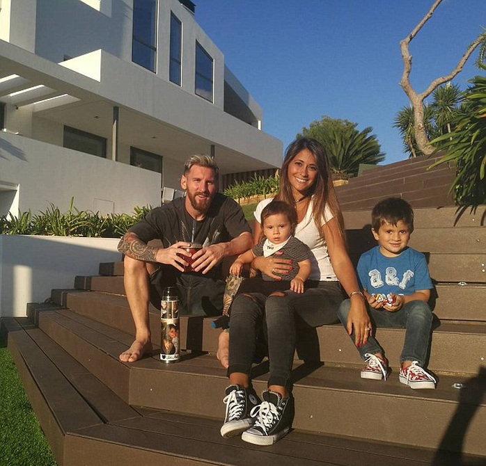 Gia đình nhỏ của Messi