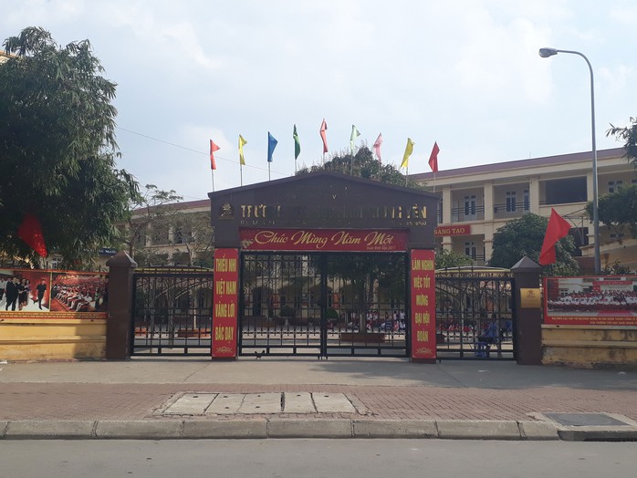 Trường Tiểu học Nam Trung Yên (quận Cầu Giấy, TP Hà Nội) - nơi xảy ra việc một học sinh bị xe chở cô hiệu trưởng tông trong trường - Ảnh: NGUYỄN HƯỞNG