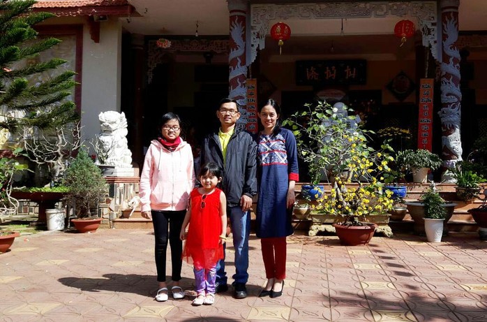 Gia đình hạnh phúc của chị Nguyễn Thị Thu Trang, Phó Giám đốc Công ty TNHH MTV Thương mại - Dịch vụ Sadaco