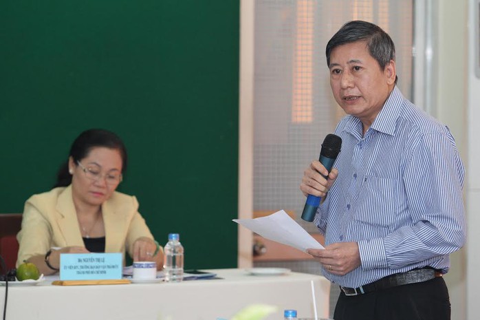 
Ông Trần Thanh Hải, Phó Chủ tịch Thường trực Tổng LĐLĐ Việt Nam, phát biểu tại buổi làm việc
