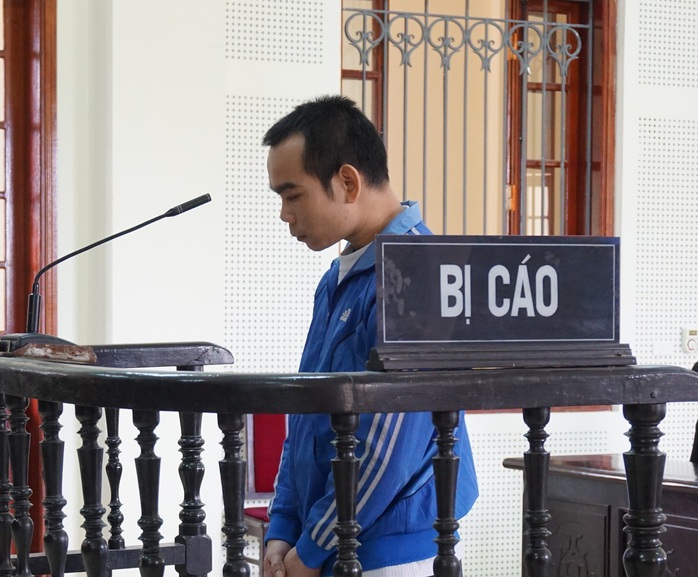 Bị cáo Lương tại phiên tòa