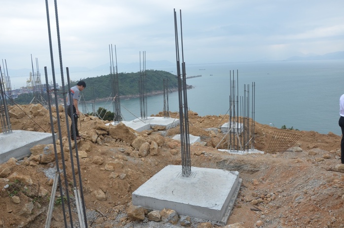 Xây dựng 40 móng biệt thự không phép tại Sơn Trà vừa bị phát hiện