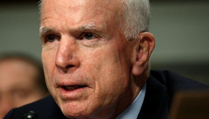 
Thượng nghị sĩ John McCain. Ảnh: Reuters
