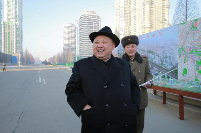 Lãnh đạo Kim Jong Un tiếp tục khiêu khích Hàn Quốc và Mỹ, Nhật Bản. Ảnh: Reuters