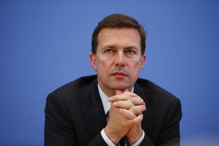 
Steffen Seibert, người phát ngôn của Thủ tướng Đức Merkel. Ảnh: Reuters
